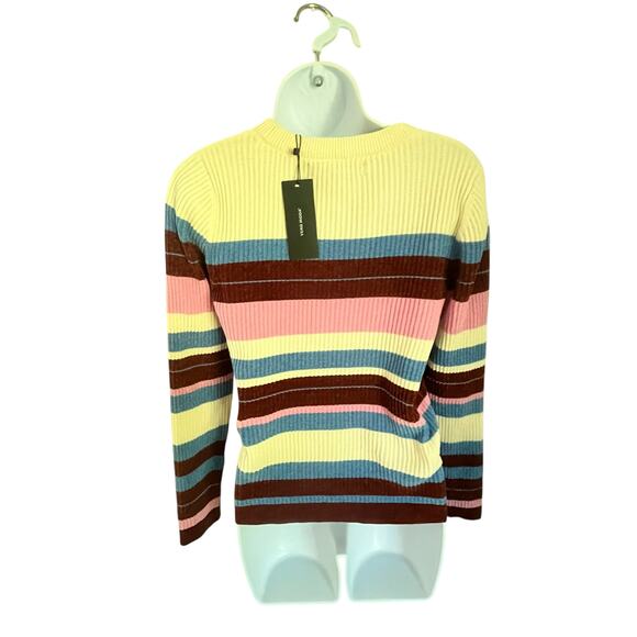 NWT Vero Moda Striped Soft Sweater – Size L - Picture 4 of 5